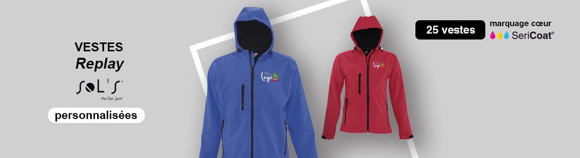 Vestes à personnaliser