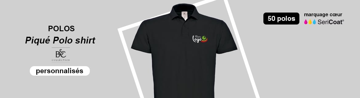 Polos à personnaliser