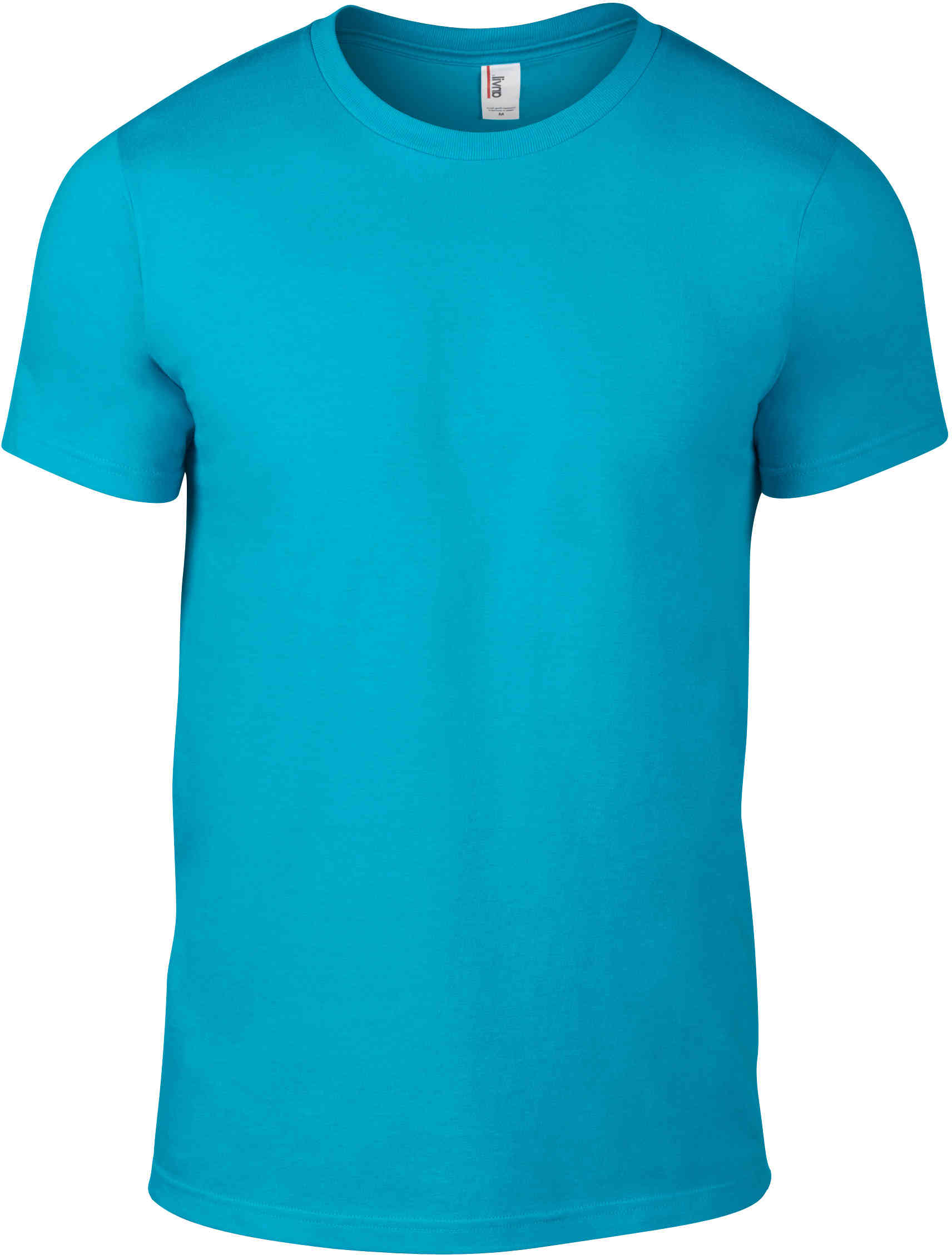 Teeshirt personnalisé Adult Fashion Tee anvil caribbean_blue