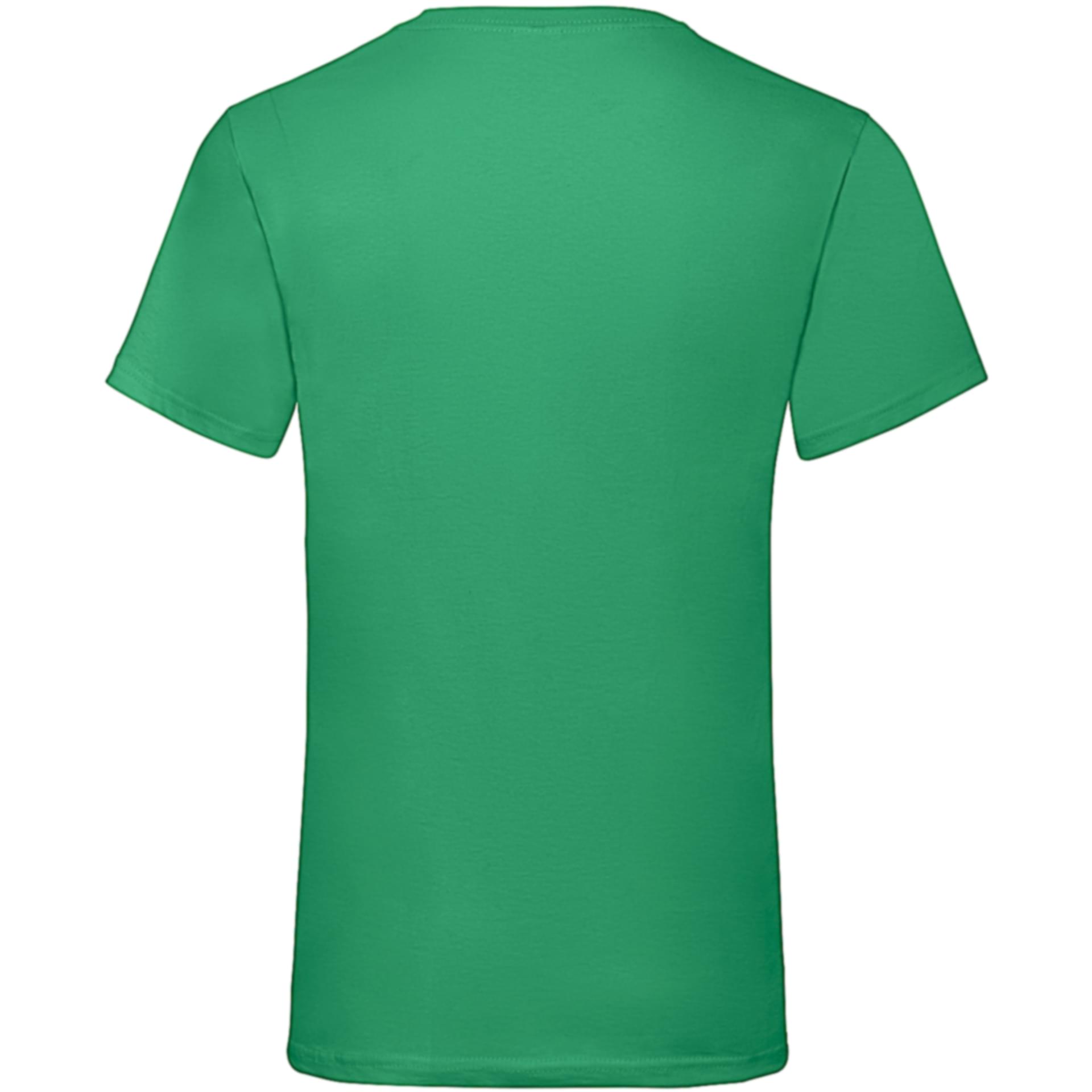 Teeshirt personnalisé Valueweight VNeck T fruit of the loom vert_kelly