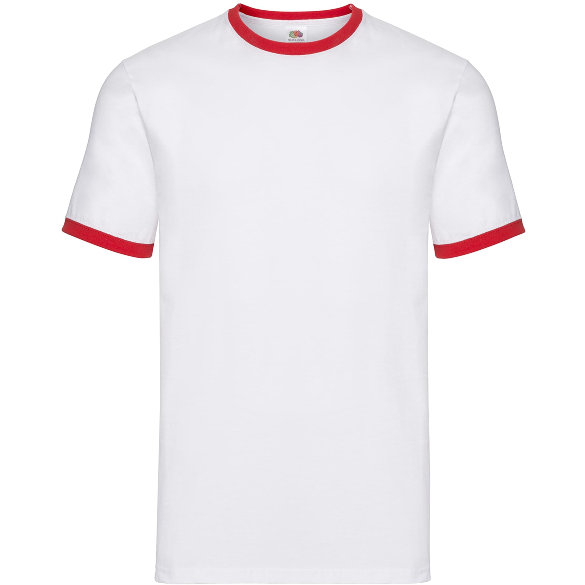 tee shirt blanc et rouge