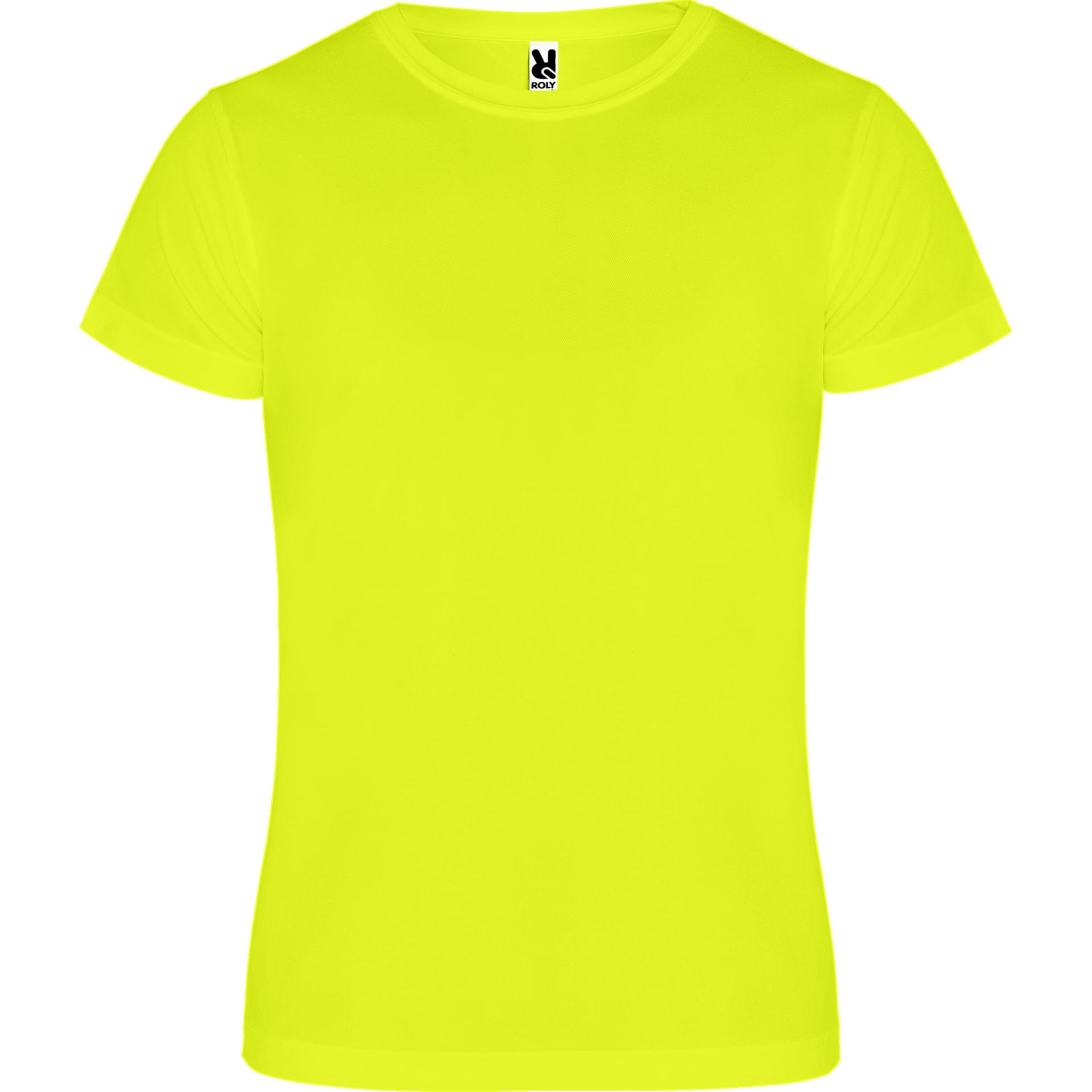 Teeshirt personnalisé CAMIMERA roly jaune_fluo