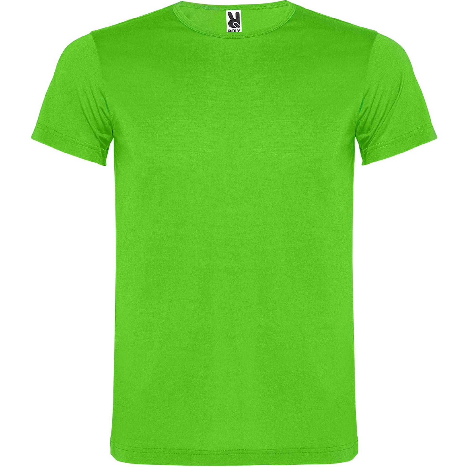 Teeshirt personnalisé AKITA roly vert_fluo