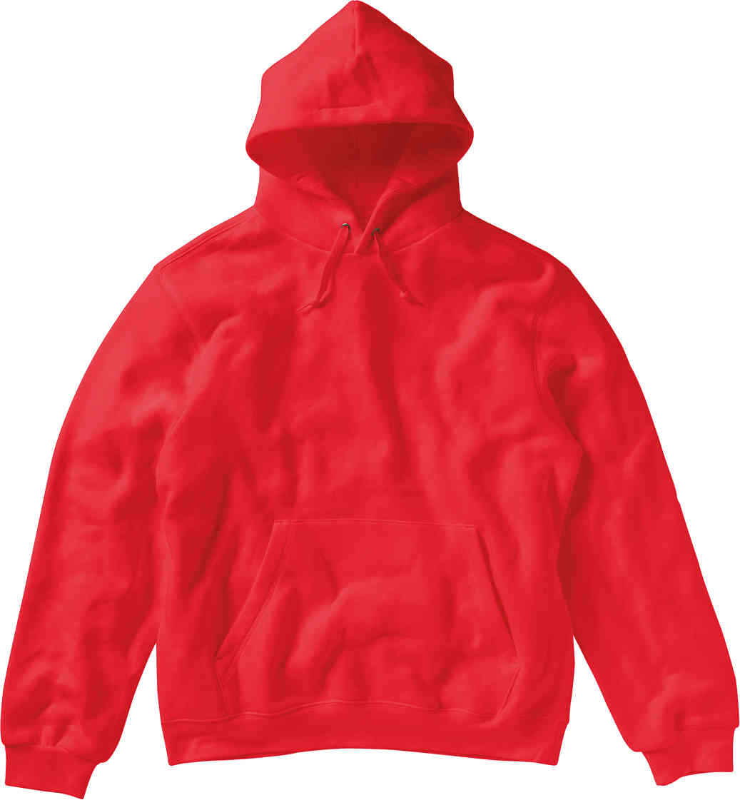 Black leather hoodie