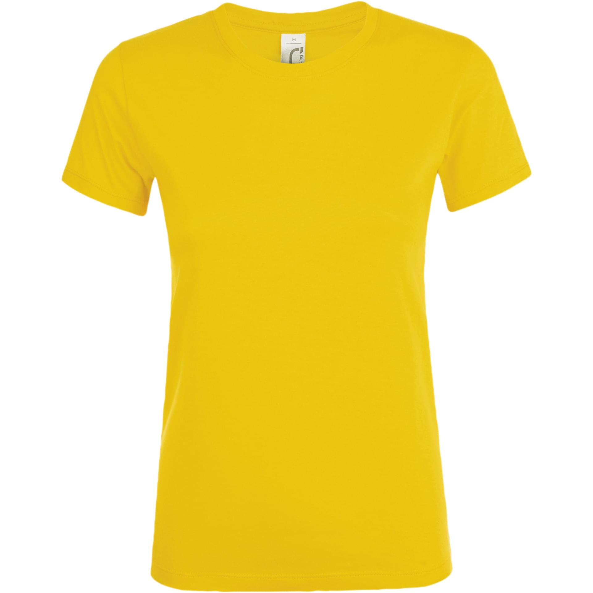 Teeshirt personnalisé REGENT WOMEN Sol's jaune