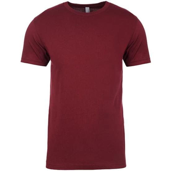 Teeshirt personnalisé Men`s Crew Neck TShirt Next level apparel maroon